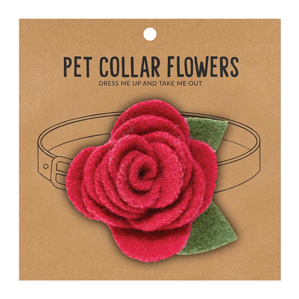Picture of Santa Barbara Design Studio G5576 Small Pet Collar Flower&#44; Raspberry