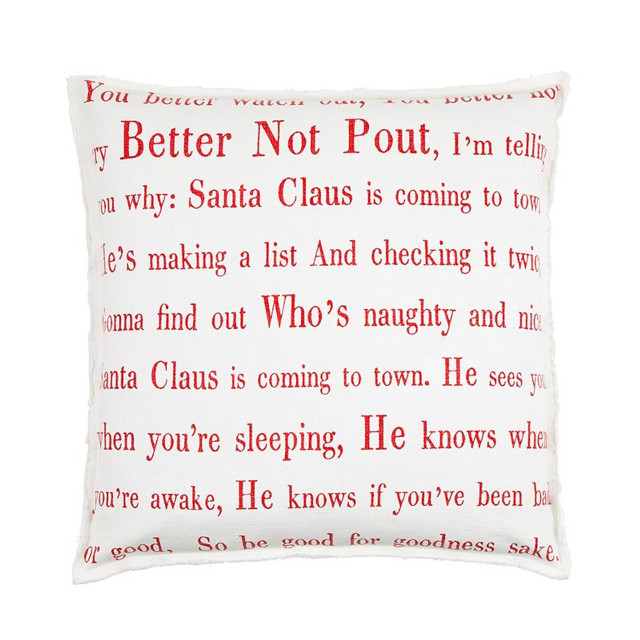 Picture of Santa Barbara Design Studio J6201A 26 x 26 in. Face to Face Euro Pillow Case - Better Not Pout