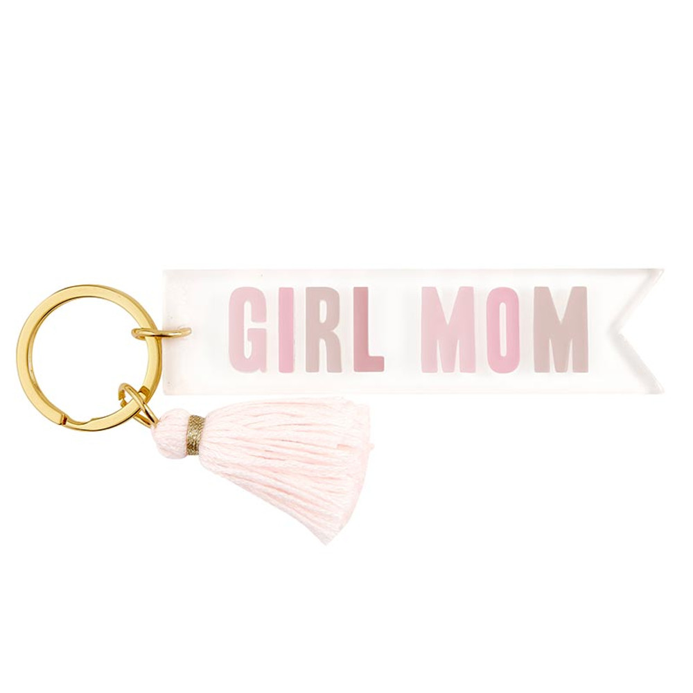L2482 Acrylic Keychain, Girl Mom
