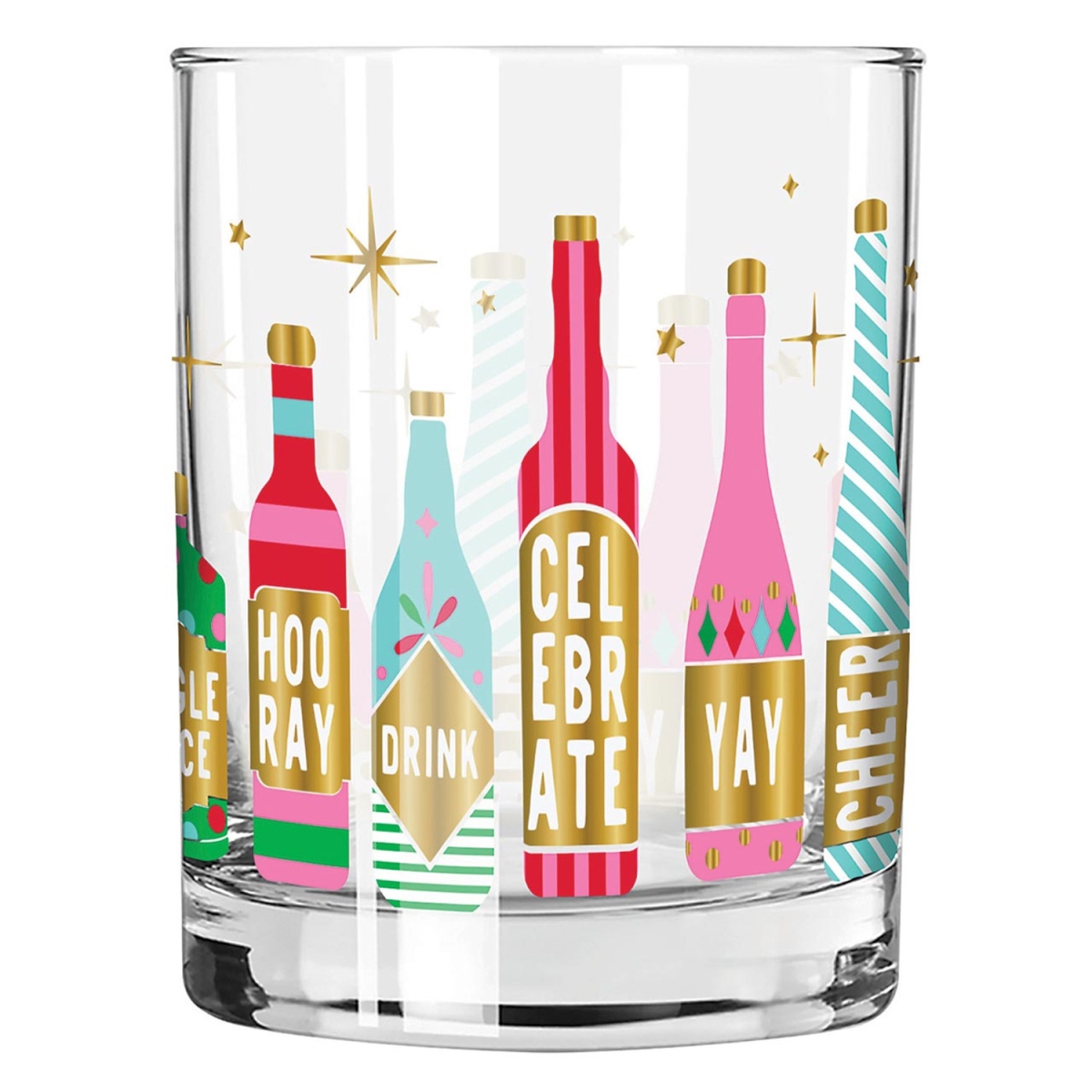 Picture of Slant 10-04859-416 DOF Glass - Retro Bottles