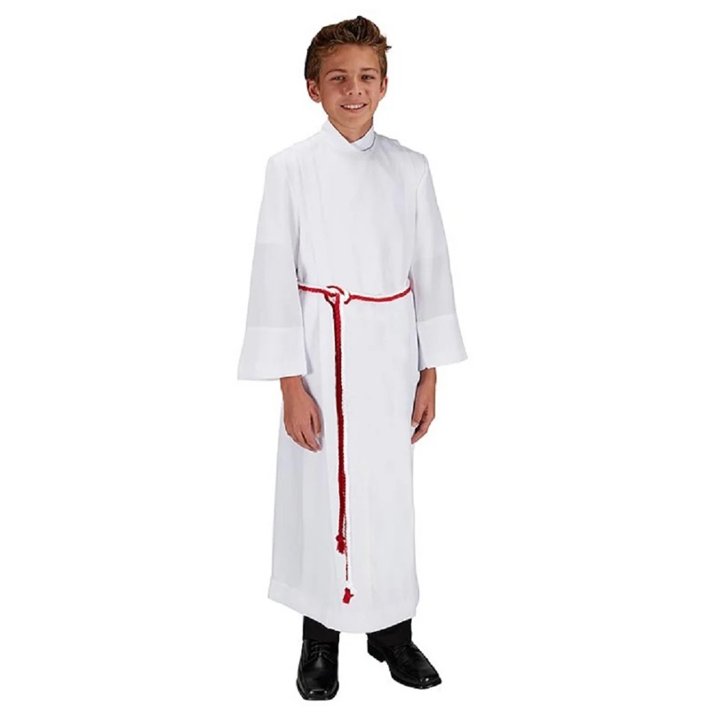 Picture of RJ Toomey J6470-48 48 in. Polyester & Cotton Front Wrap Server Alb