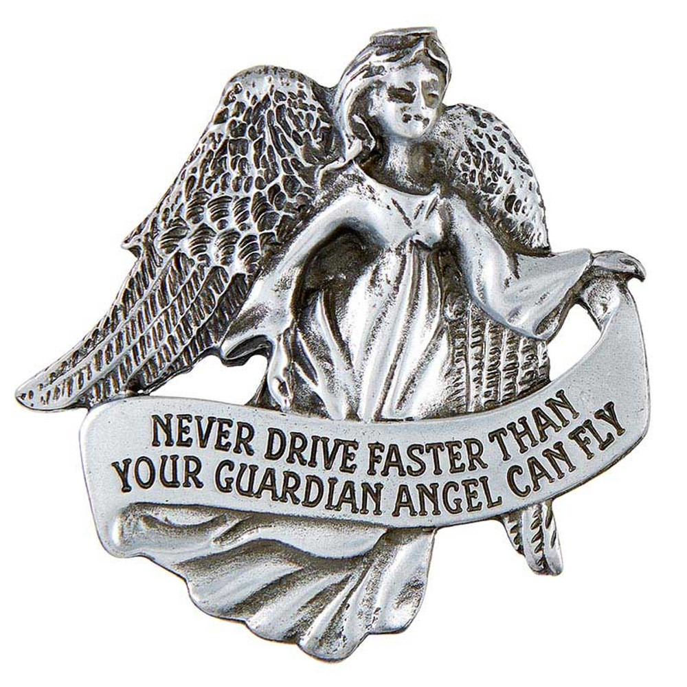 BK-12626 Never Drive Angel Visor Clip