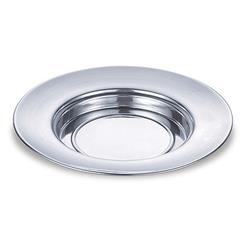 Church Supply  Polished Aluminum Bread Plate