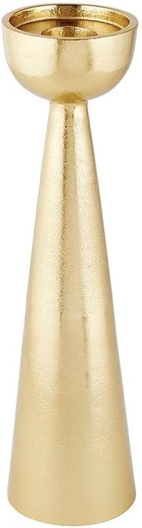 Picture of 47th & Main DMR268 Gold Pillar Candle Holders&#44; Large