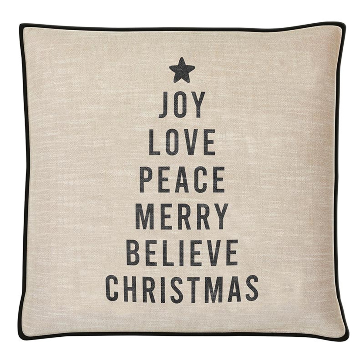 Picture of Santa Barbara Design Studio L7276 20 x 20 in. Holiday Throw Pillow&#44; Joy Love