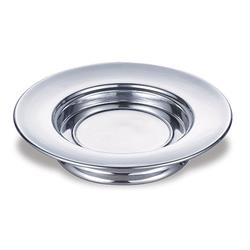 Church Supply  Polished Aluminum Stacking Bread Plate