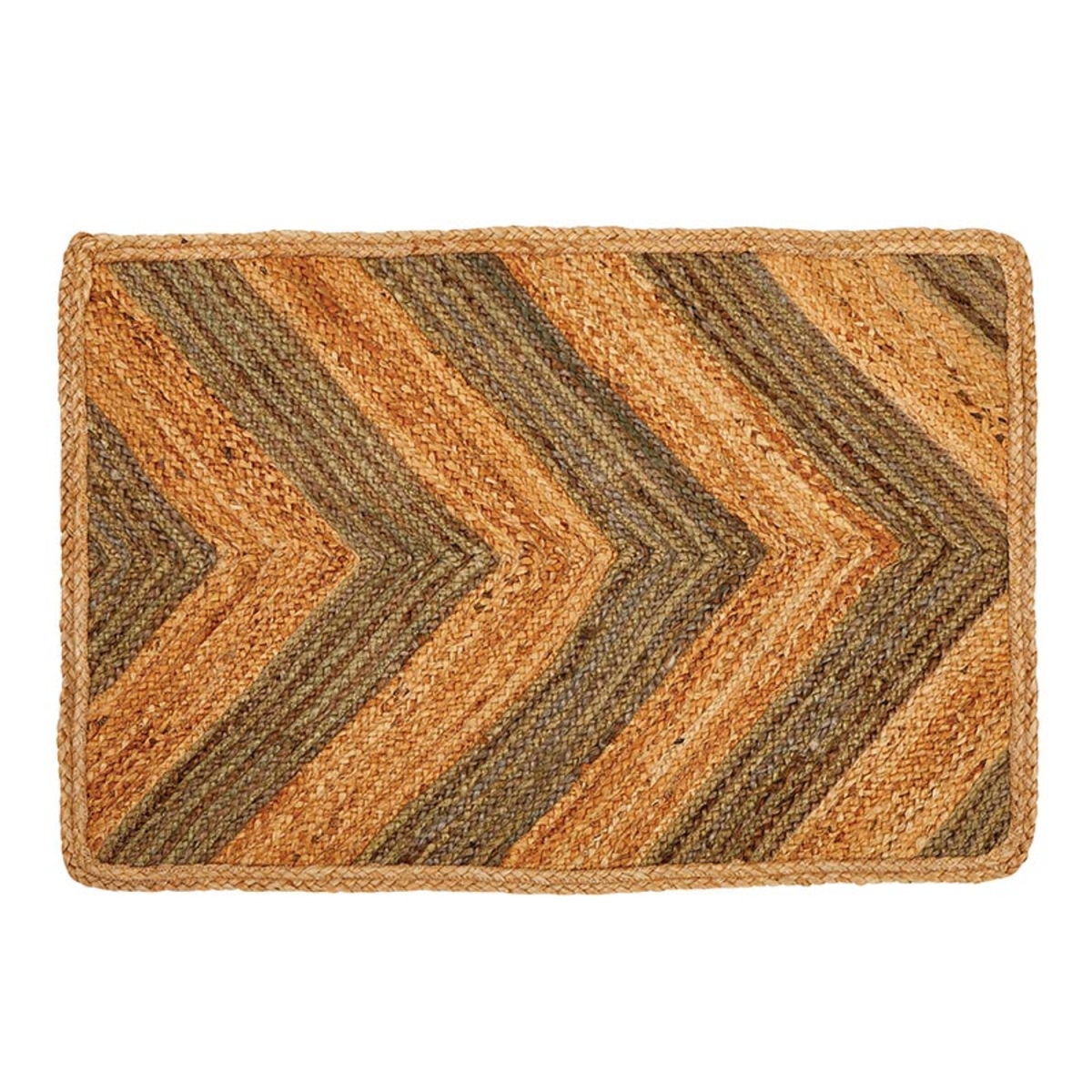 Picture of 47th & Main DMR480 36 x 24 in. Chevron Pattern Jute Rectangle Area Rug