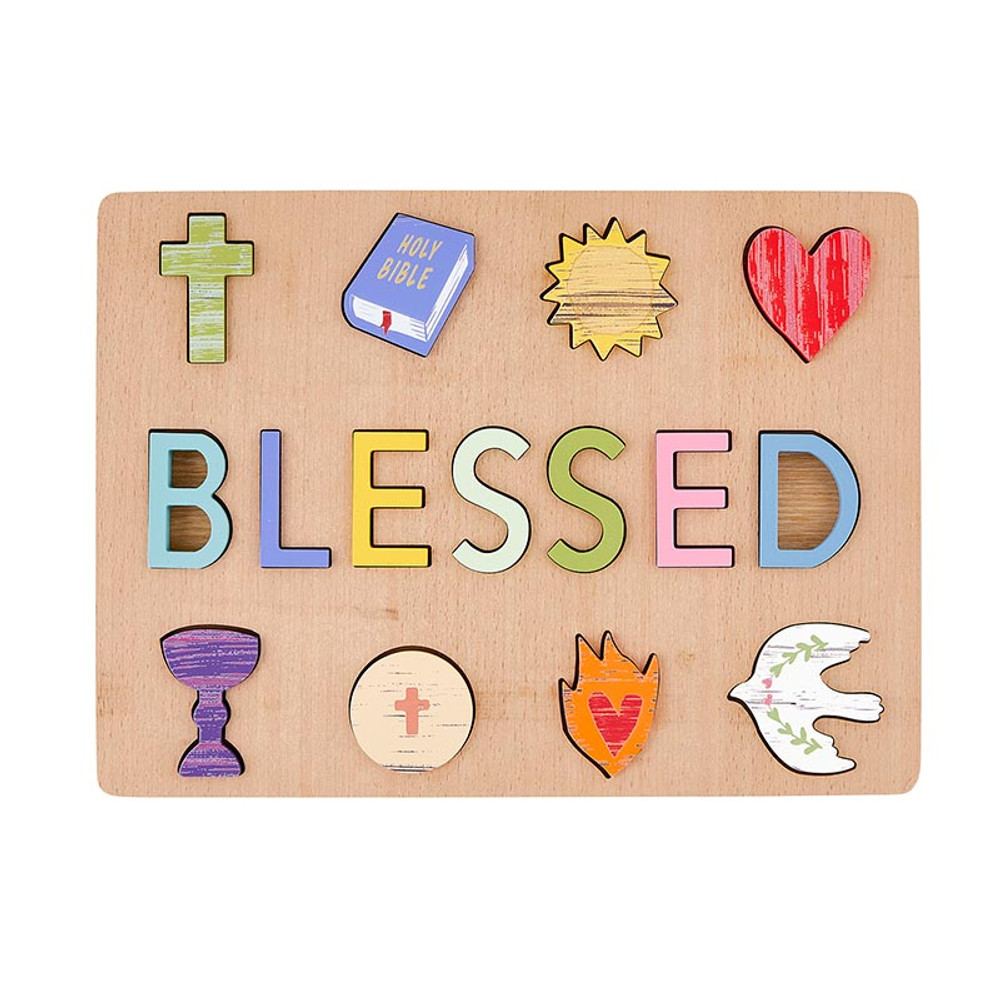 N0153 Blessed Sacrament Wooden Puzzle