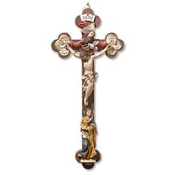 KS350 Mary & Holy Trinity Crucifix