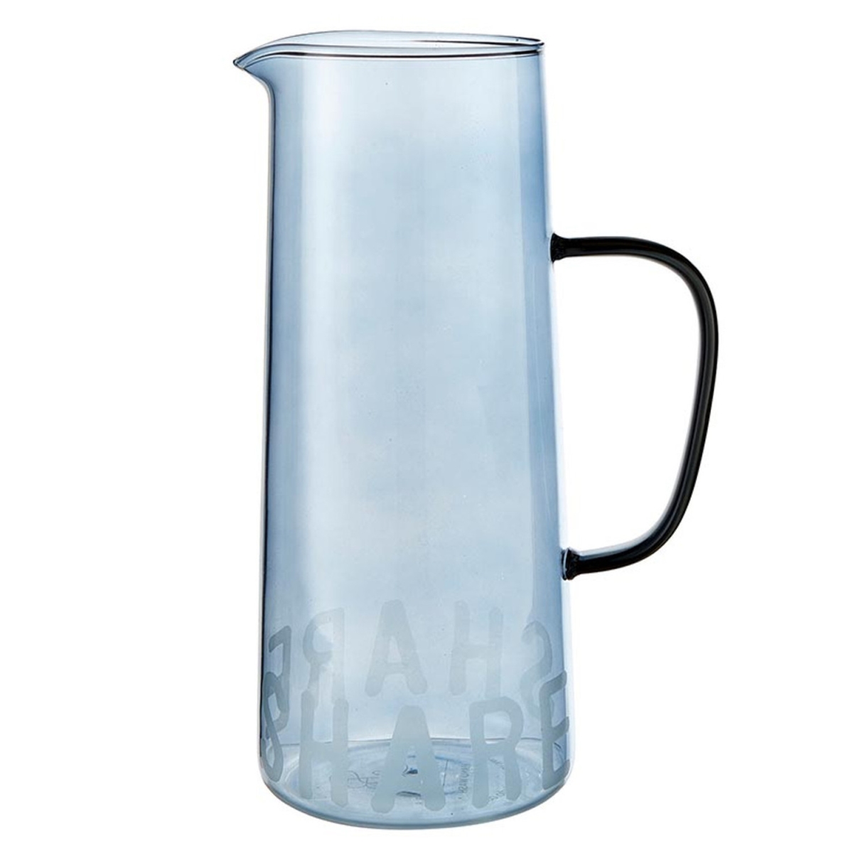 Picture of Santa Barbara Design Studio N2341 42 oz Face to Face Blue Glass Pitcher&#44; Share