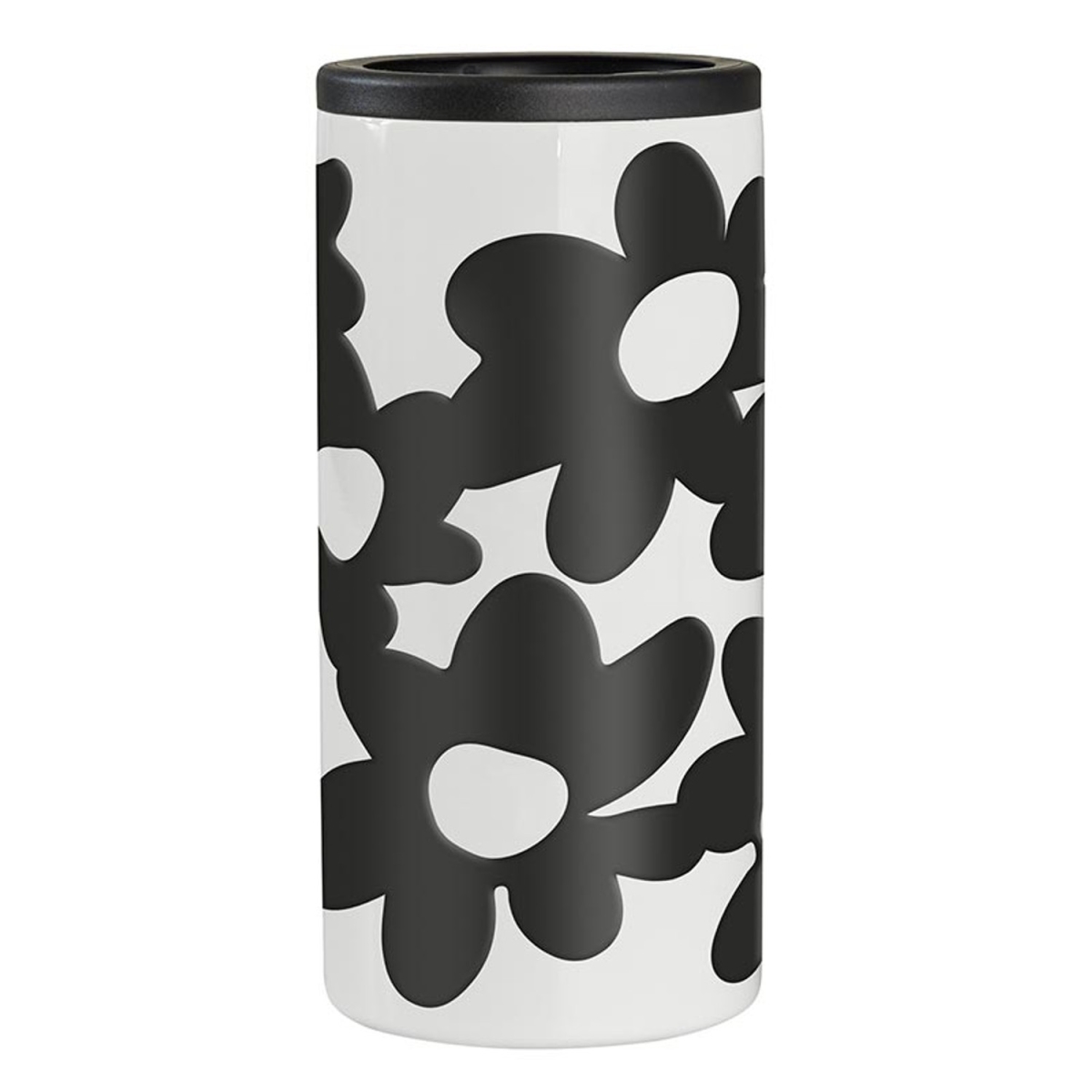 Picture of Santa Barbara Design Studio N0641 Skinny Can Cooler - Black Floral