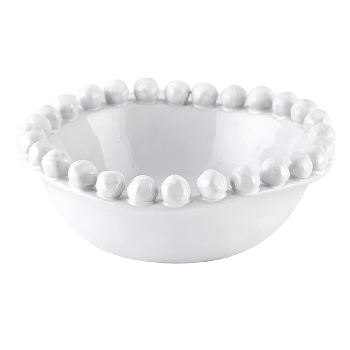 Picture of Santa Barbara Design Studio L5743 Small Dotted Edge Bowl&#44; White