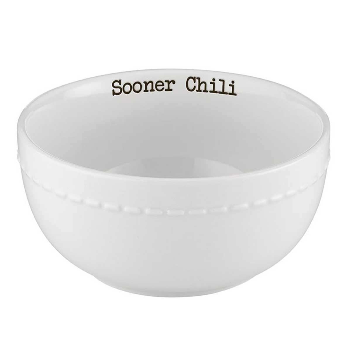 Picture of 47th & Main CMR554 5.5 x 2.75 in. Sooners Chili Bowls