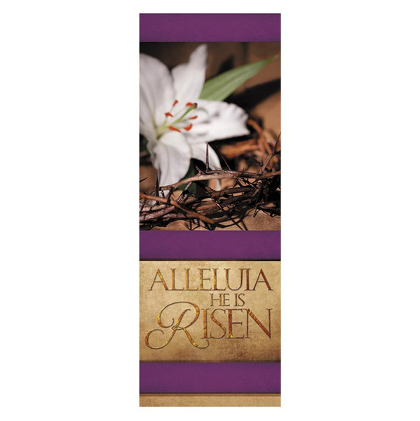L5490 2 x 6 ft. He is Risen Banner - Easter Series