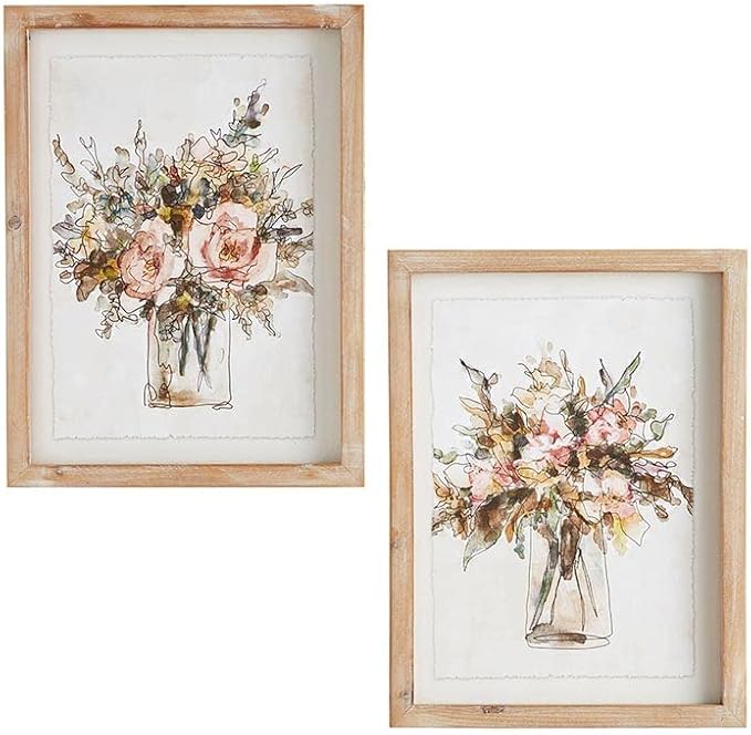 Picture of 47th & Main CMR797 Watercolor Framed Wall Art&#44; Set of 2