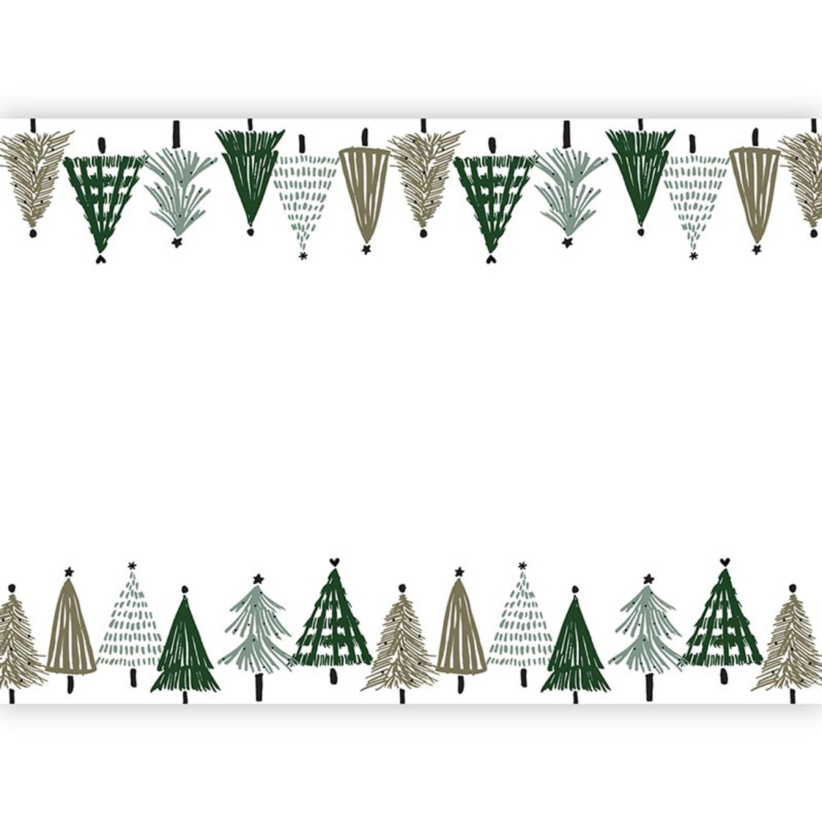 Picture of Santa Barbara Design Studio L7206 50 ft. Paper Table Runner&#44; Trees