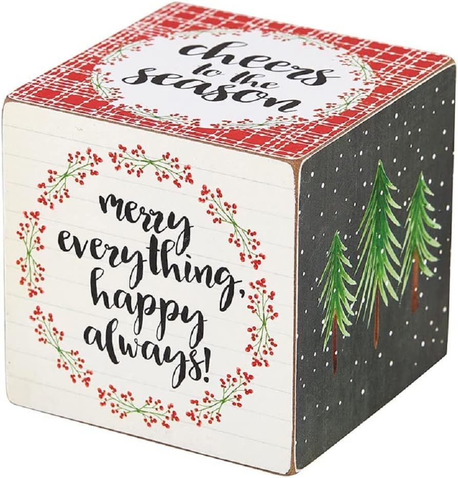 Picture of Faithworks L6222 Tabletop Block&#44; Peace Love Joy