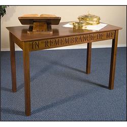 Church Supply  In Remembrance of Me Communion Table
