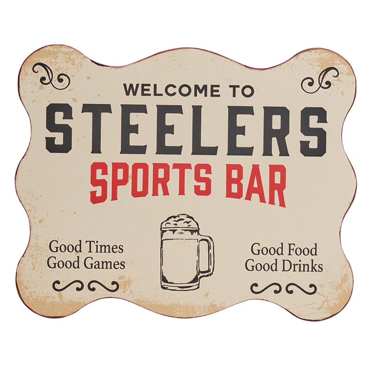 Picture of 47th & Main CMR677 8 x 10 in. Steeler Bar Sign