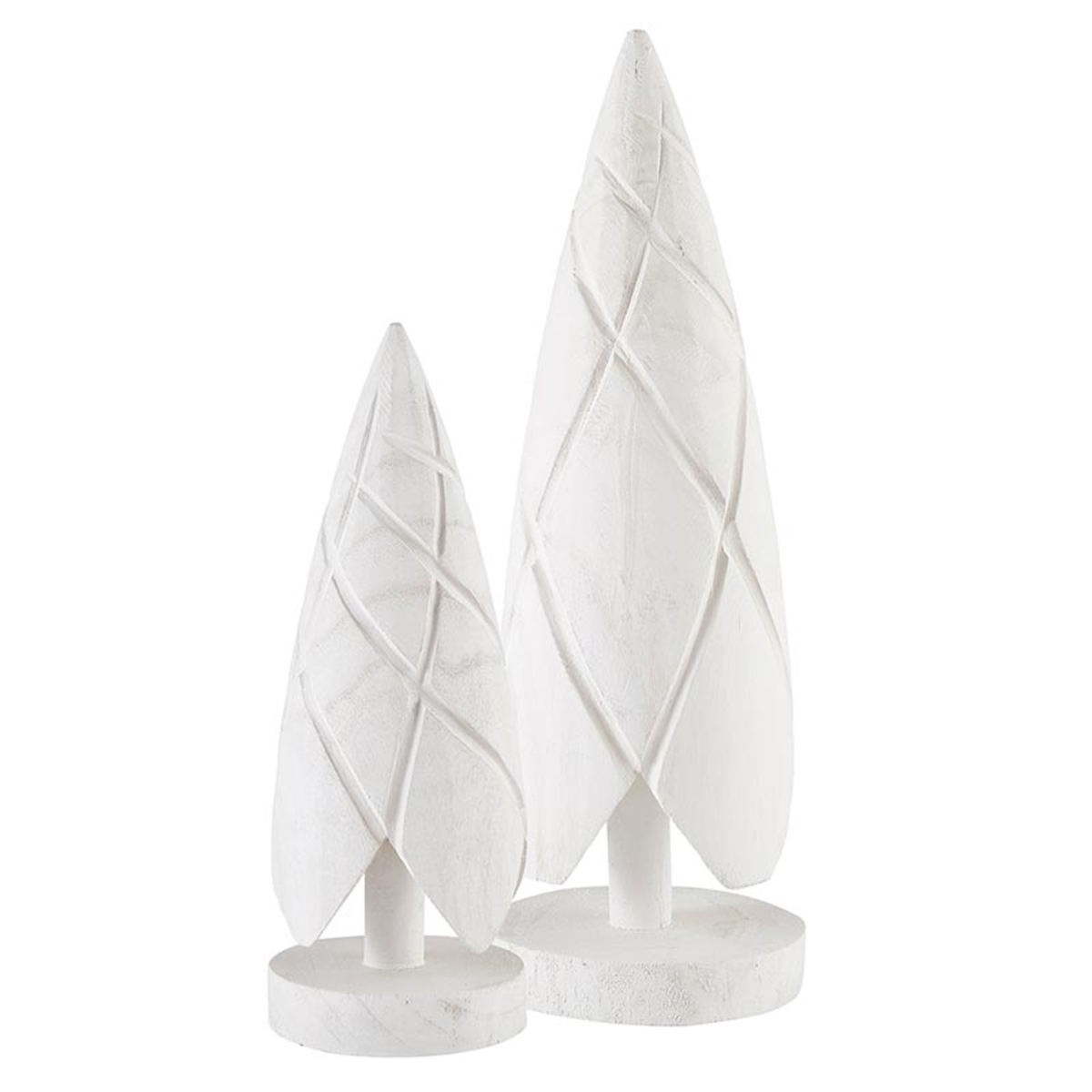 Picture of Santa Barbara Design Studio L7249 Paulownia Trees - White - Set of 2