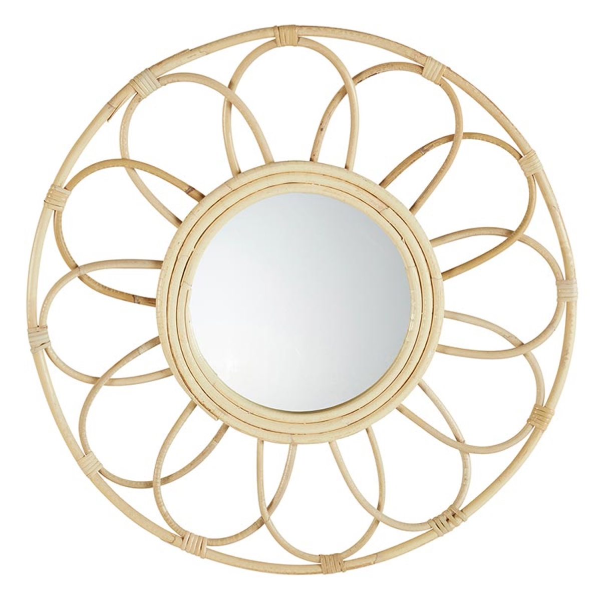 Picture of 47th & Main DMR055 20 x 1 in. Woven Rattan Mirror