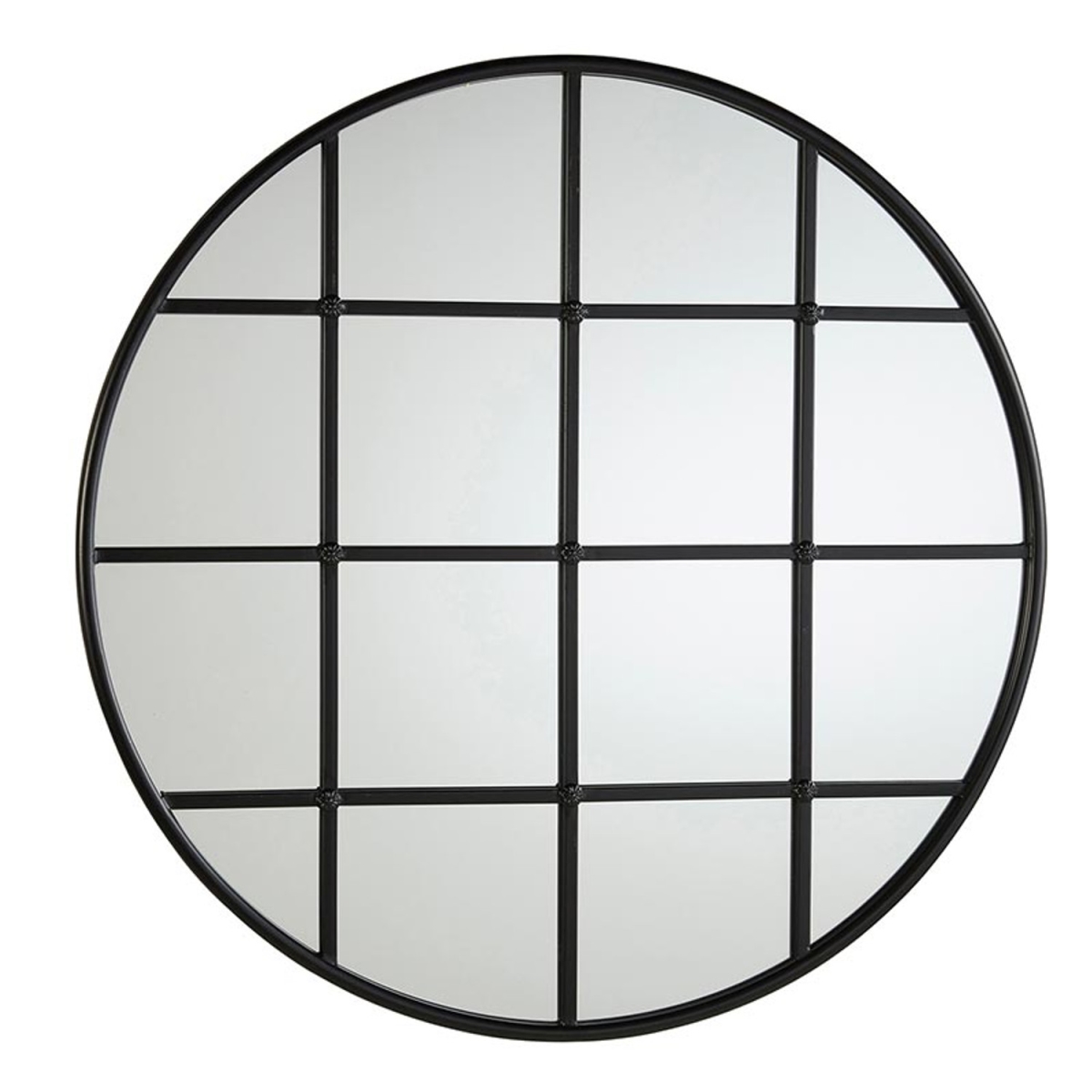 Picture of 47th & Main DMR070 26.5 x 1 in. Black Round Pane Mirror