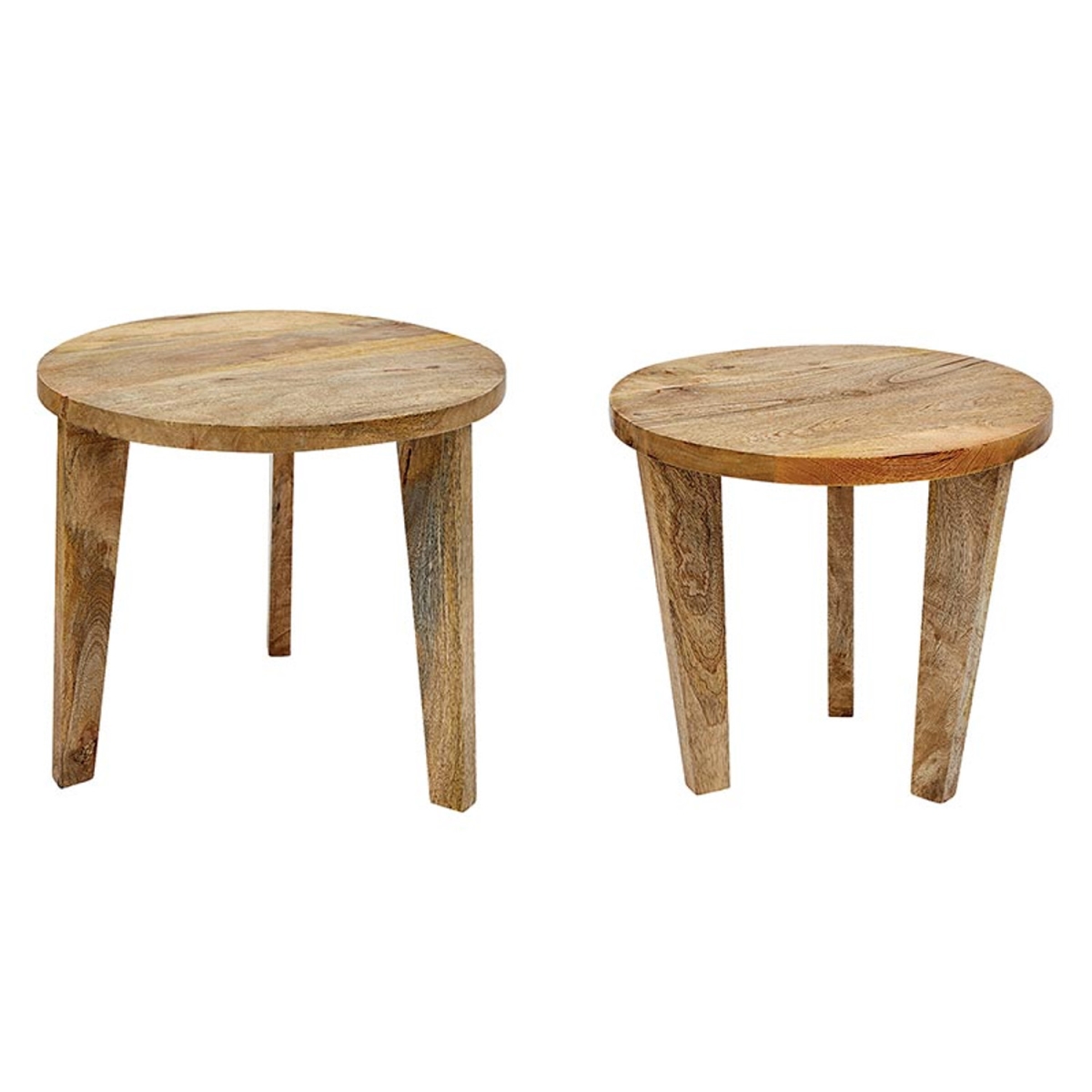 Picture of 47th & Main DMR074 Solid Wooden Tables&#44; Set of 2