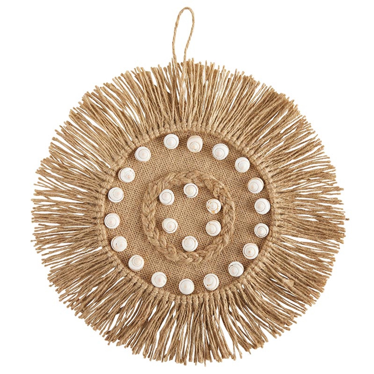 Picture of 47th & Main DMR277 14 in. Jute Shell Decor