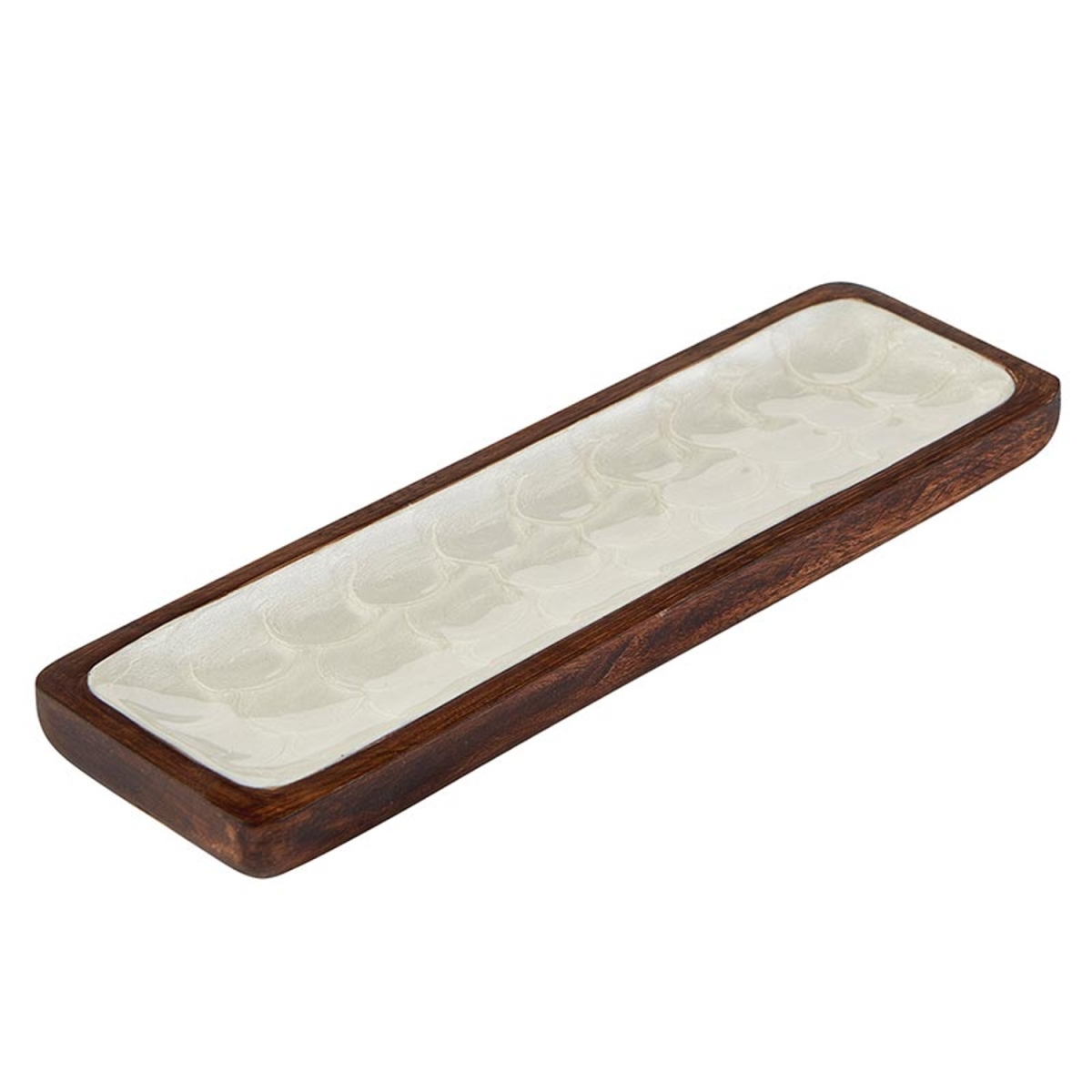 Picture of 47th & Main DMR437 10 x 3 x 1 in. Inlaid Walnut Tray&#44; Medium
