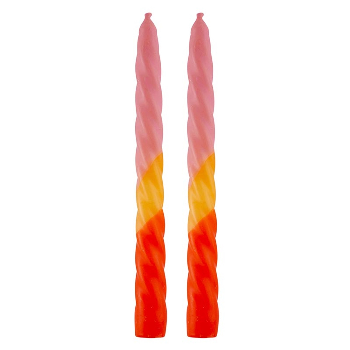 Picture of Slant 10-02812-021 Tapered Candle - Retro - Set of 2