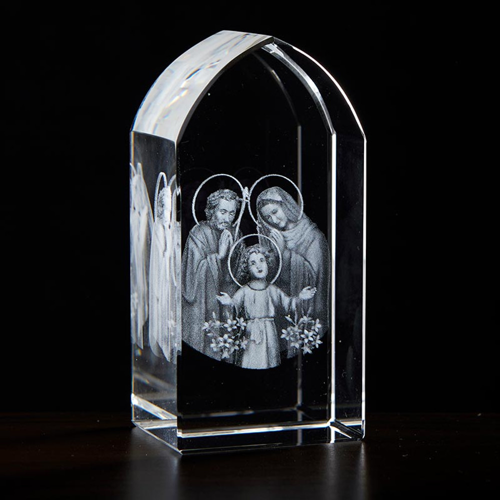 JC-4406 Holy Family Etched Glass