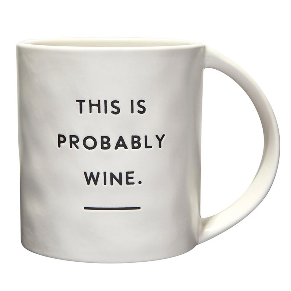Picture of Santa Barbara Design Studio P5757 Artisan Wide Handle Mug - This Is Probably Wine