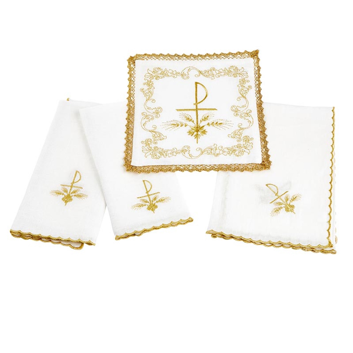 Picture of RJ Toomey P5168 12 x 8 in. Chi Rho Altar Linen Gift Set