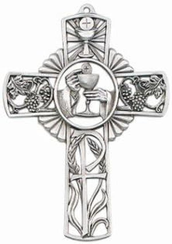 Picture of Christian Brands JC-9452-E Communion Chalice Wall Cross - 5 in.