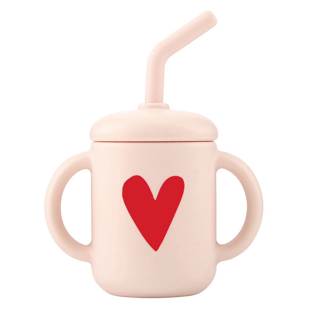 R1485 Stephan Baby Sippy Cup - Heart
