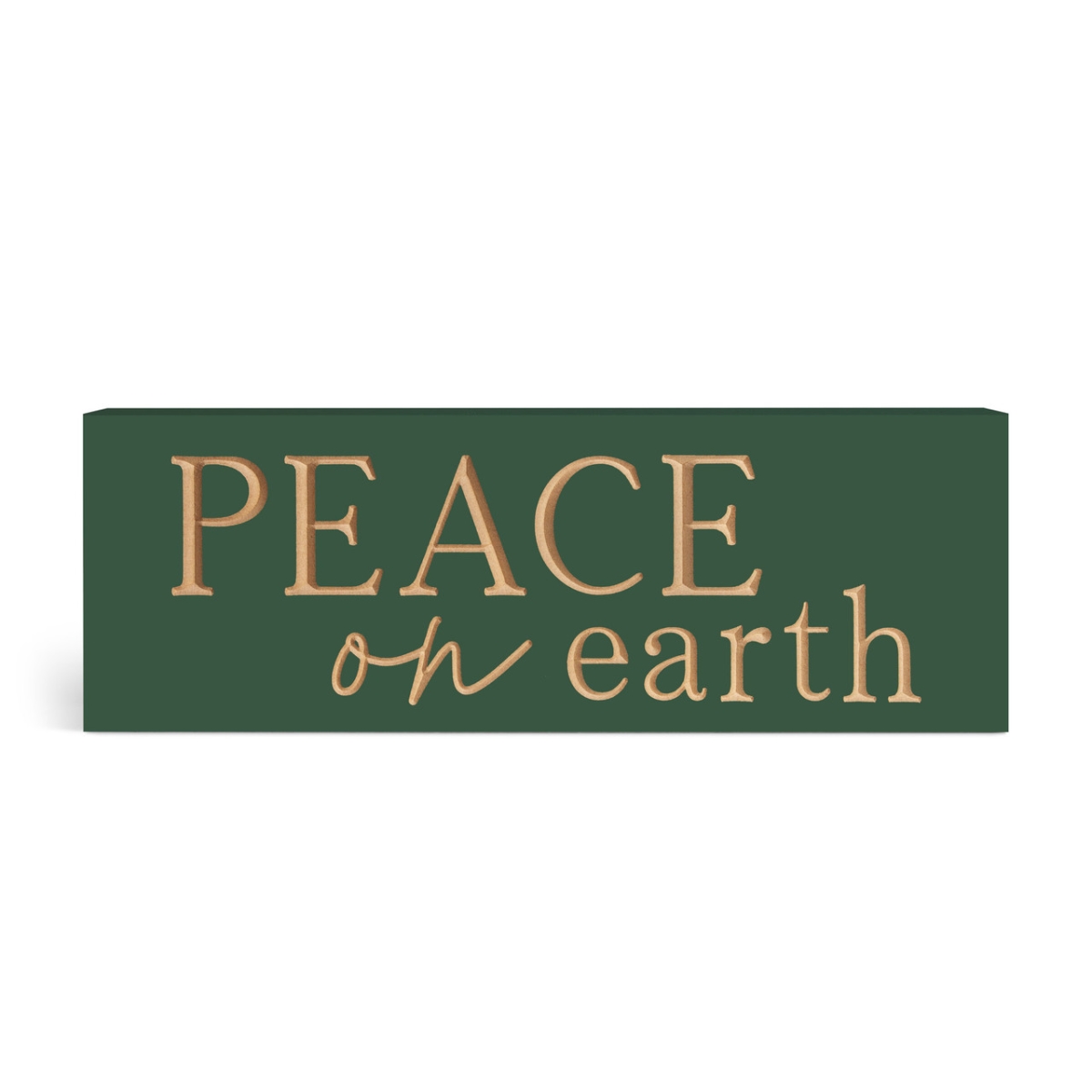 Picture of Christian Brands BHB0730 15.75 x 5.5 in. Peace on Earth Word Block
