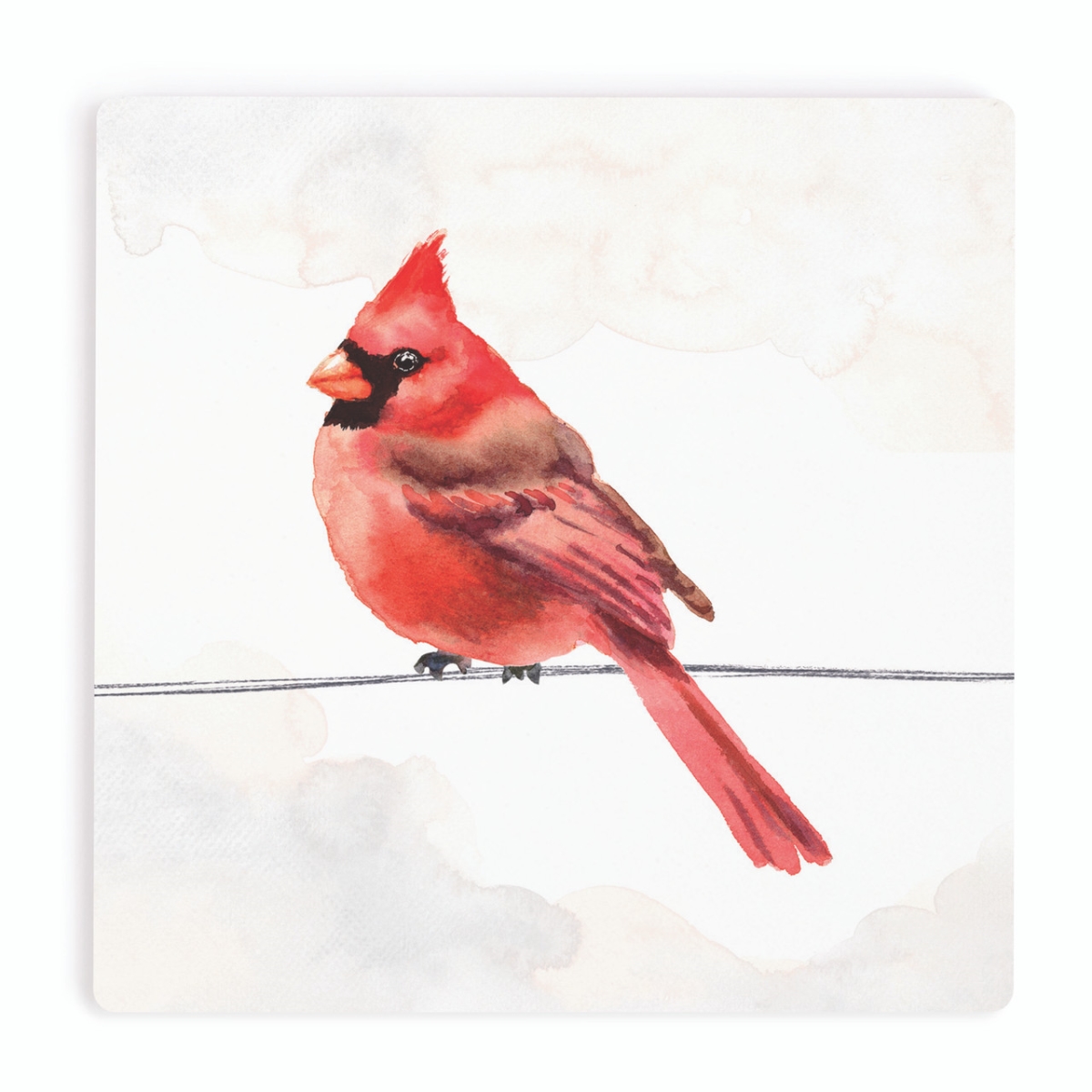Picture of Christian Brands COA2065 4 x 4 in. Cardinal Coaster