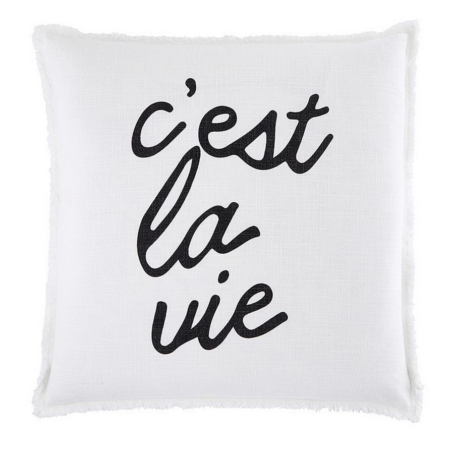 Picture of Christian Brands N2623A Bella Euro Pillowcase - Cest La Vie