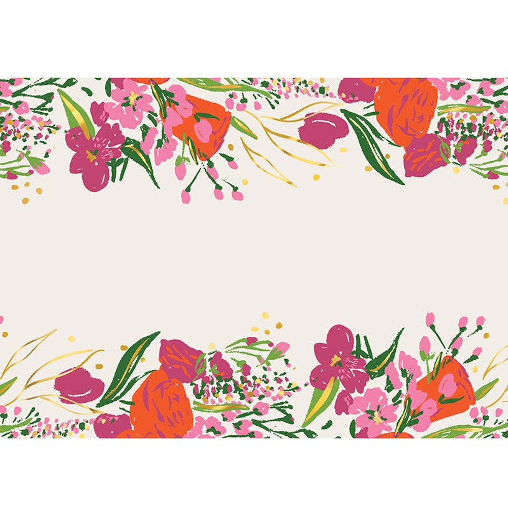 Picture of Christian Brands R0055 Paper Table Runner - Flowers