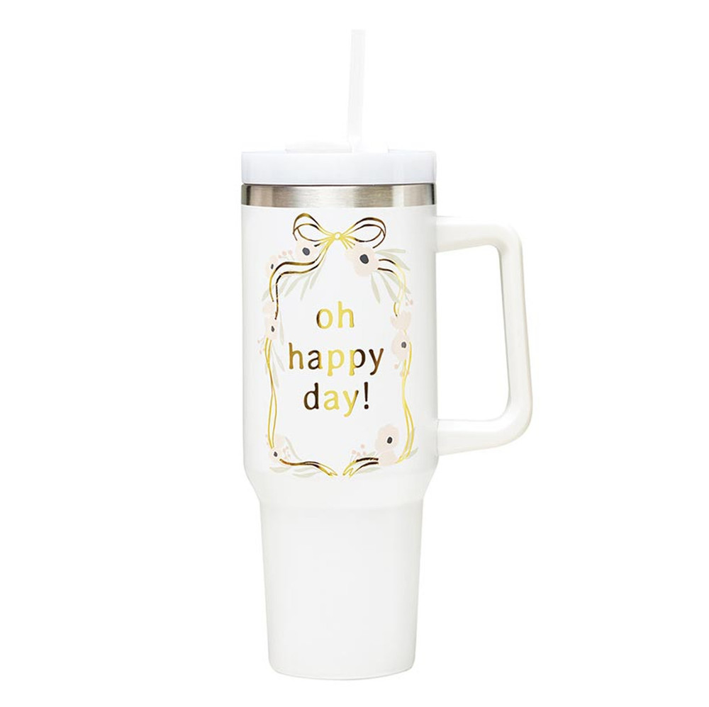 Picture of Christian Brands R0891 40 oz Travel Tumbler - Oh Happy Day