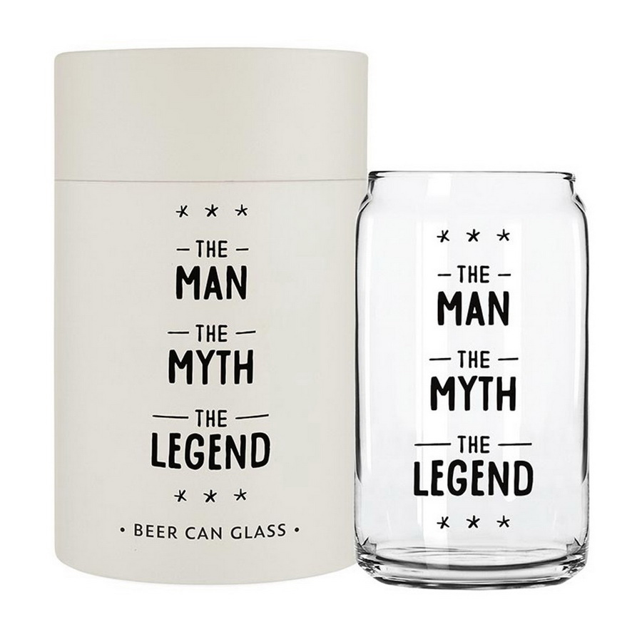 Picture of Christian Brands R1397 Beer Can Glass - Man Myth Legend