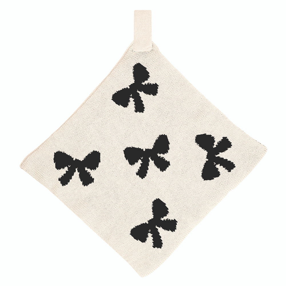 R1534 Plush Pacifier Blankie - Bow