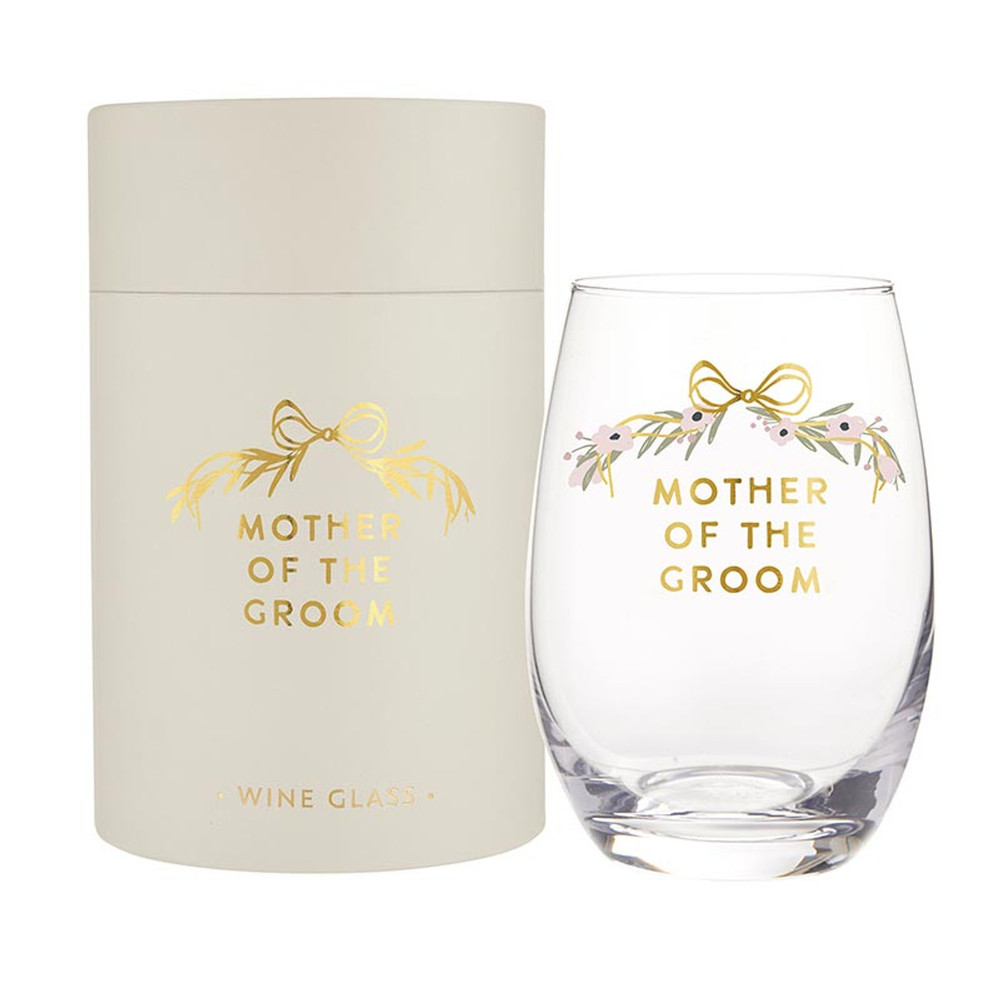 Picture of Christian Brands R1584 Stemless Wine Glass - Mother of the Groom