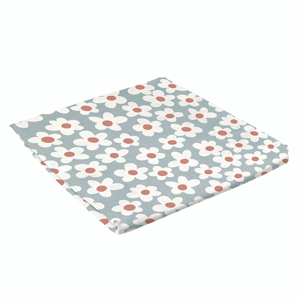 R1467 Stephan Baby Swaddle Blanket - Floral