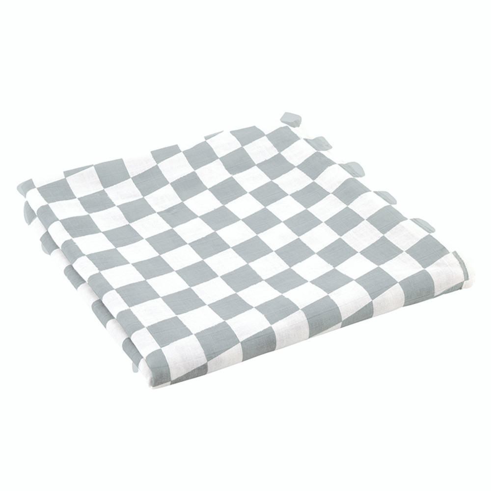 R1469 Stephan Baby Swaddle Blanket - Checkerboard