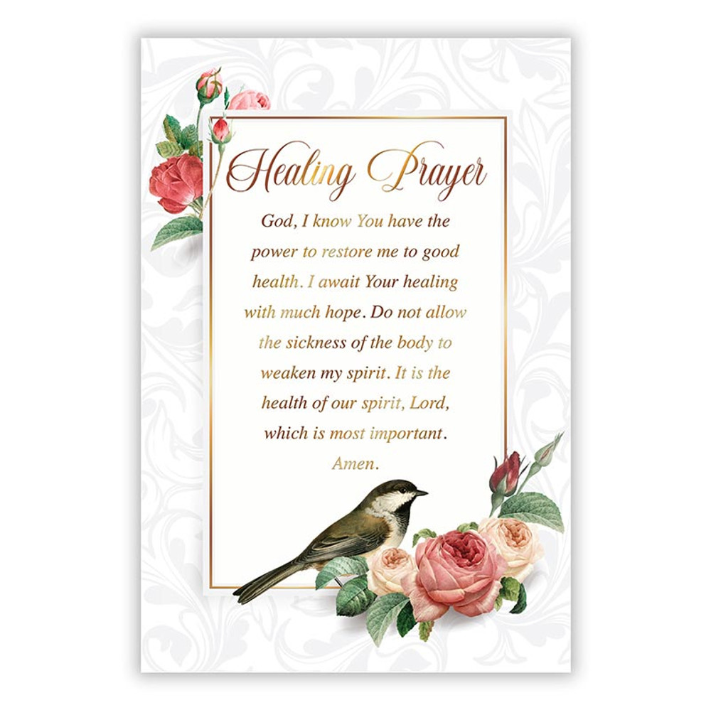 R2030 Healing Prayer Get Well Trifold Card 1