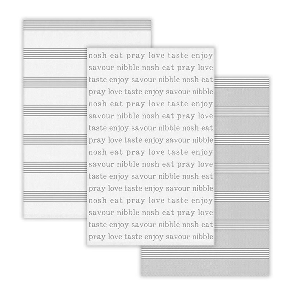 Picture of Christian Brands R0329 Face to Face Kitchen Towel Set - Happy House&#44; Set of 3