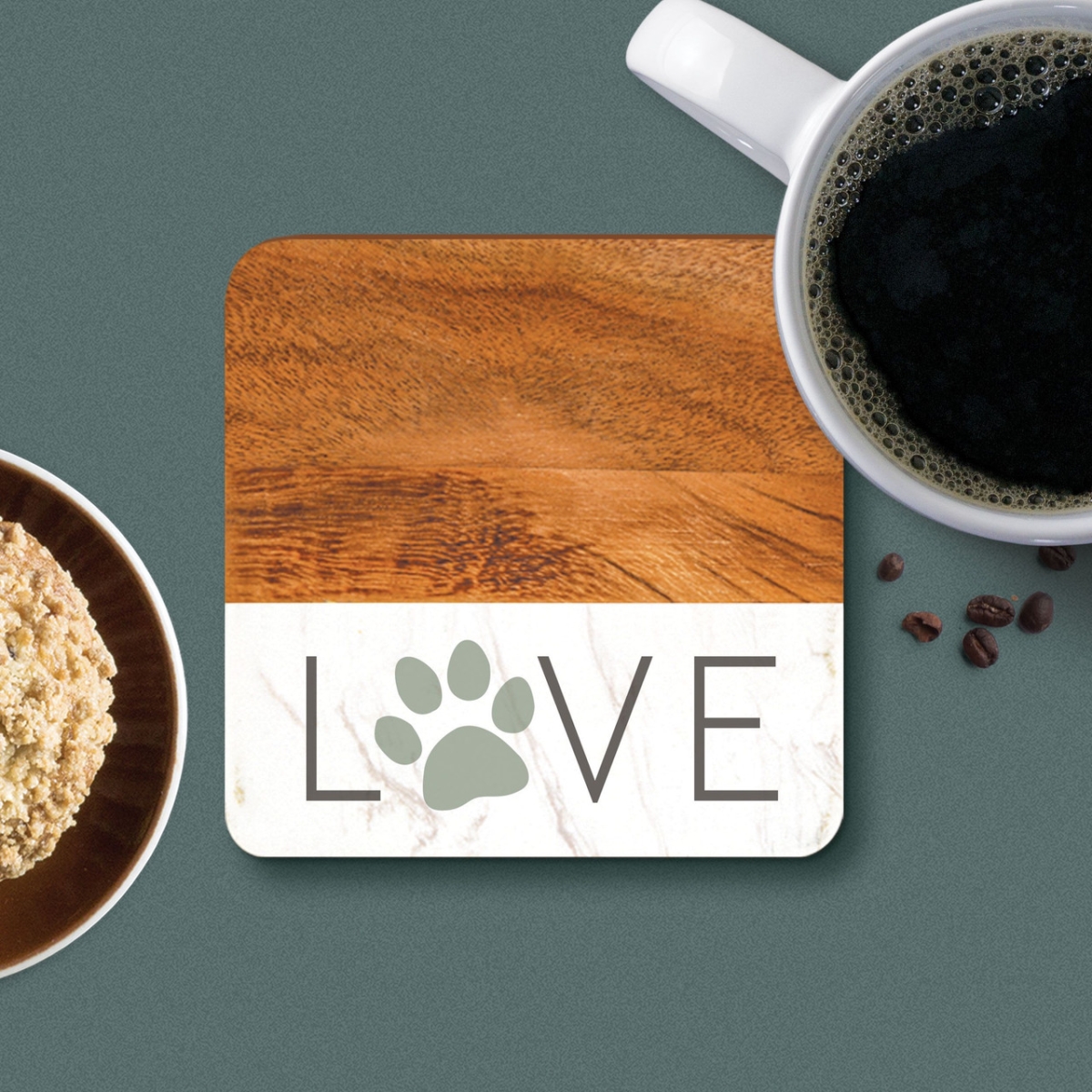 Picture of Christian Brands COSP0073 4 x 4 x 0.5 in. Love Coaster Set&#44; Pack of 4