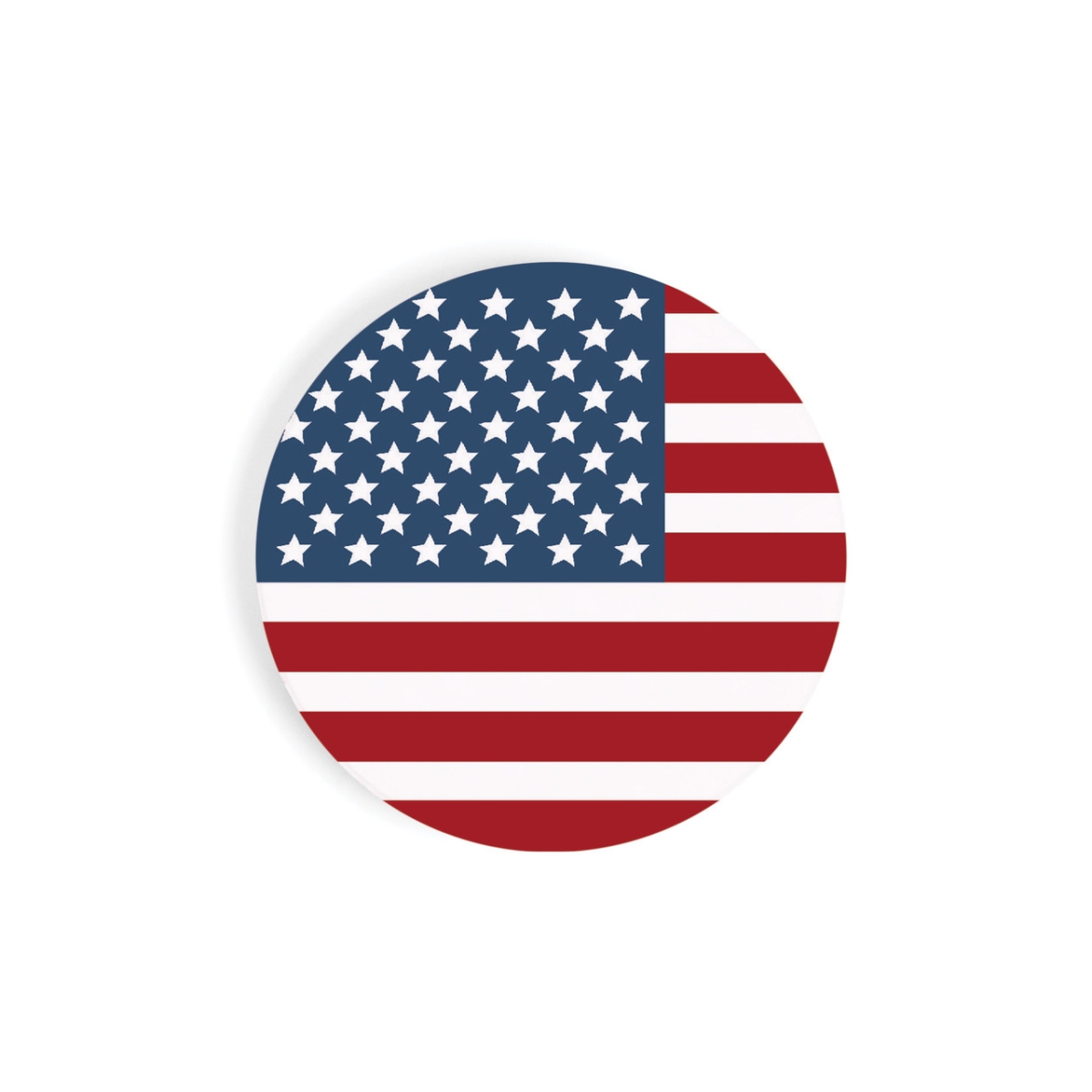 Picture of Christian Brands CSTS0897 2.75 in. American Flag Ceramic Car Coaster