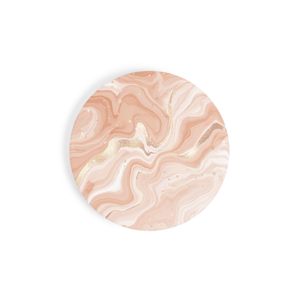 Picture of Christian Brands CST0666 2.75 in. Pink Marble Car Coaster